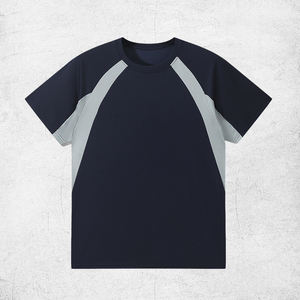 เสื้อยืดฟุตบอลบาสเก็ตบอลแขนสั้นแขนสั้นสำหรับเยาวชนกีฬาผ้าตาข่ายแห้งเร็วออกแบบโลโก้ได้ตามต้องการ - Product Image 4