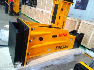 Para SOOSAN SB 140 Martillo hidráulico para excavadoras Motor de núcleo de 30-45 toneladas para trabajo de construcción y demolición Tipo de caja - Product Image 4