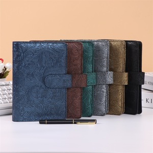 도매 맞춤형 A6 고급 노트 파일 홀더 루즈리프 가죽 노트 세트 예산 바인더 저널 노트북 - Product Image 1