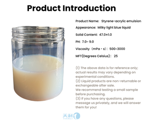 Emulsi stirena-akrilat premium ini memberikan ketahanan air yang sangat baik. Emulsi akrilat. - Product Image 2