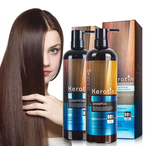 ชุดผลิตภัณฑ์ดูแลเส้นผมเคราติน แชมพูและครีมนวดผม - Product Image 1