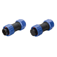 Prise mâle SP17 IP68 étanche 2 3 4 5 broches Type d'amarrage connecteur d'aviation circulaire Type d'amarrage pour connecteurs