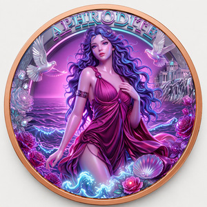 ชุดจี้รูปเทพีอะโฟรไดท์แบบกรีกห้าแบบ ดีไซน์สั่งทำจากโรงงาน ชุบสีทองแดงและเหล็ก สำหรับคนรักตำนานเทพเจ้า - Product Image 2