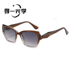 Polygonal <b>Sunglasses</b> For Women UV400 Protection Type 3 Sunshades PC Frame AC Lens - Product Image 4