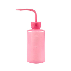Botella de agua para lavado de pestañas de plástico para salón, herramienta de belleza con boca curva de colores para limpieza de extensiones de pestañas GZ RTS, pedido a granel mixto - Product Image 5