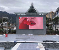 Écran LED extérieur étanche IP65 P4, écran d'affichage LED haute luminosité, mur vidéo pour la publicité commerciale