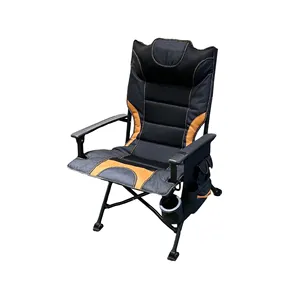 공장 가격 맞춤형 휴대용 금속 고급 팔 야외 안락 의자 낚시 접이식 캠핑 정원 해변 의자