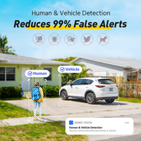 Sistema de Cámara IP PoE de Seguridad CCTV ANNKE C800 HD 4K 8MP, Audio Bidireccional, Luz Híbrida Inteligente con Detección de Personas y Vehículos por IA
