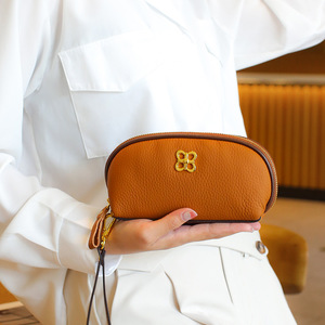 Fashion High-end Girls' <b>Small</b> PU Durable Waterproof Zipper Coin <b>Purse</b> Mobile Phone Bag with 1L Capacity Luxury - Product Image 5