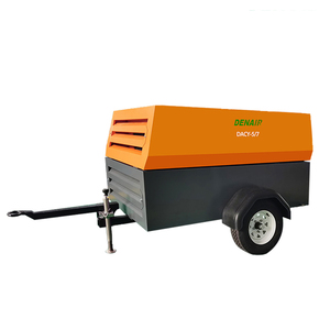 Towable Diesel Điều Khiển Vít Loại Áp Suất 7 Bar Máy Nén Khí Máy Cho Phun Cát - Product Image 3