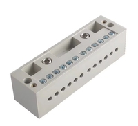 Bornier de câblage deux en huit sorties, boîtier de distribution, connecteur de fil, combinateur de feu zéro monophasé 220V