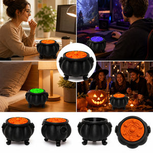 Jouets anti-stress à pression en forme de <span class=keywords><strong>chaudron</strong></span> d'Halloween imprimés en 3D, avec clic clac clair, cadeaux pour anniversaires - Product Image 4