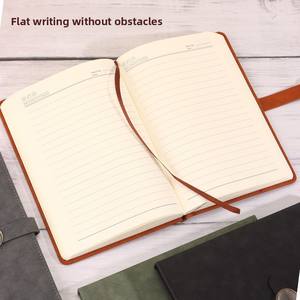 Set de Regalo de Cuaderno A5 y Taza Térmica con Logotipo Personalizado, Cubierta de Imitación de Cuero, Alto Valor Estético para Uso en Oficina y Negocios - Product Image 3