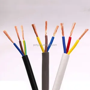 Kabel Daya konduktor inti tembaga kualitas tinggi, kabel daya RVV 2x0.75MM 4x2.5MM 3x0.75MM 4x1.5MM 3x4MM 3x2.5MM
