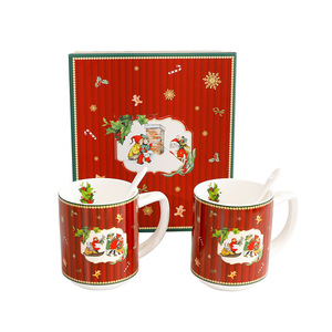 Ensemble de vaisselle en céramique de Noël haut de gamme, simple et luxueux, avec bols, assiettes et tasses papillon modernes – Idéal pour un <span class=keywords><strong>cadeau</strong></span> – Vente flash - Product Image 5
