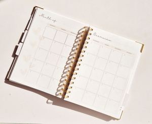 Self-Care Gratitude <b>Journal</b> All in One Wellness Planner with Spiral Binding 100 Sheets Customizable Paper Cover Hardcover Gift - Product Image 3
