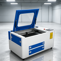 Machine de gravure laser CO2 de petite taille LM-6040-H, pour acrylique, bois, artisanat, fabrication de cadeaux, gain de place, portable, OEM personnalisé