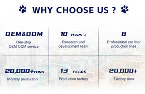 1.5kg kedi kumu koku kontrolü biyobozunur sürdürülebilir toplu tedarik yıkanabilir topaklanma Cassava kedi çöp Pet için - Product Image 5