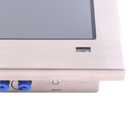 10 pulgadas 12 pulgadas al aire libre de acero inoxidable Ip65 Ip67 impermeable Aio Pc con lector RFID