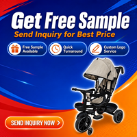 Cadeau pour enfants GEEN, nouveaux jouets cool pour Noël, tricycle pour bébé avec poignée de poussée/tricycle pour bébé personnalisé pas cher