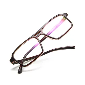 Latest ready goods plastic eyewear acrylic lens eyeglass frame optical for promotion