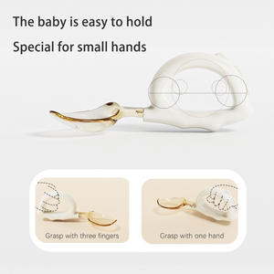 Juego de Cubiertos de Silicona de Grado Alimenticio PPSU, Libres de BPA, con Diseño de Dinosaurios de Dibujos Animados, para Bebés y Niños Pequeños, Venta al por Mayor - Product Image 4
