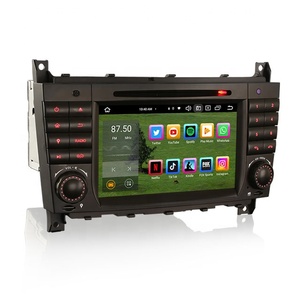 Lecteur DVD de voiture EU Erisin ES8569C 7 pouces BT5.1 IPS Android 12.0 CarPlay sans fil 4G pour Mercedes Benz Classe <span class=keywords><strong>C</strong></span> CLC W203 CLK W209 - Product Image 1
