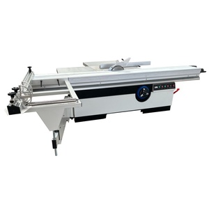 Scie à panneaux électrique verticale automatique d'usine, machine à découper le bois, machine à découper les panneaux de bois, scie à table coulissante, scie à table - Product Image 1