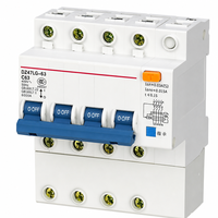 Disjoncteur différentiel TONGYAO Original DZ47LG-63 1P+N MCB 6A-63A 30mA-300mA en cuivre haute pureté 4.5kA
