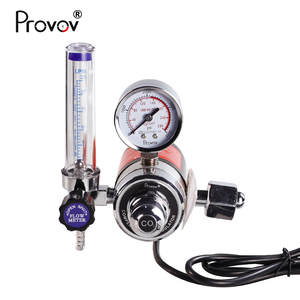 Alüminyum vana gövdesi 36 110 220 Volt gaz akış ölçer elektrikli ısıtma <span class=keywords><strong>CO2</strong></span> basınç regülatörü - Product Image 2