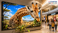 Pantalla LCD Publicitaria de Alta Definición con Campo de Luz Holográfico 3D Autostereoscópico Android de 43 Pulgadas, 3840x2160 4K