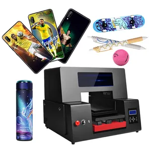 A3 A4 Xp600 Double Head 3d Uv Cmyk Wv Sticker Máy In Nhãn Cho Giấy