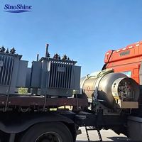 SinoShine 100KVA Üç Fazlı Yağ Soğutmalı Dağıtım Transformatörü 10KV/0,4KV S13 Bakır Sarım Düşük Kayıp Tamamen Kapalı