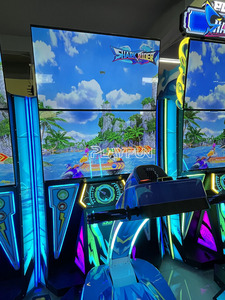 Simulateur de course de jet ski à monnayeur avec écran large et mouvements dynamiques pour grand parc sportif intérieur - Product Image 4