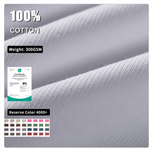 T-shirt oversize pour homme 300 GSM, 100 % coton, col rond, vierge, personnalisable avec logo, vente en gros - Product Image 5