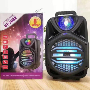 8 Inch <span class=keywords><strong>Hot</strong></span> Bán Xe Đẩy Loa <span class=keywords><strong>Bluetooth</strong></span> Ngoài Trời Với Mic Đảng Loa Siêu Trầm Di Động Với Màn Hình LED Loa Karaoke - Product Image 4