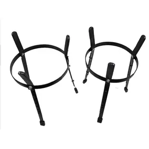 conga drum stand 10+11 inch flower pot rack a set of conga drum bracket iron rack percussion instrument accessories