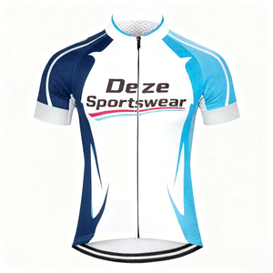 Ropa Deportiva Profesional Personalizada con Logotipo, Diseño Artístico, Unisex, Bloques de Color, Ligera, Transpirable, de Secado Rápido, para Ciclismo - Product Image 3