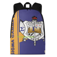 Sac à dos personnalisé pour femme de la sororité ZPB Zeta Phi Beta, sac à dos réutilisable pour les courses, sac de week-end de haute qualité