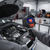 Caméra thermique WiFi 384*288 50Hz avec mesure de température et application mobile pour la réparation automobile et l'inspection des fuites de gaz