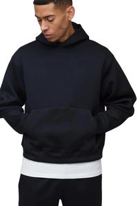 ชุดวอร์มผ้าฟลีซคอตตอน 100% คุณภาพสูงสั่งทำพิเศษ กางเกงทรงบานเรียบๆ พร้อมเสื้อฮู้ดพิมพ์โลโก้ตามสั่งสำหรับผู้ชาย - Product Image 3