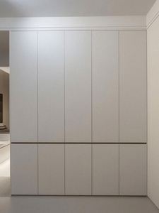 Mobilier de chambre à coucher design moderne, dressing en bois portable et réglable avec porte en bois massif pour usage domestique - Product Image 6