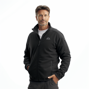 Veste <span class=keywords><strong>polaire</strong></span> <span class=keywords><strong>polaire</strong></span> pour hommes avec fermeture éclair complète de haute qualité, veste <span class=keywords><strong>polaire</strong></span> personnalisée - Product Image 4