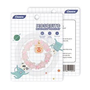 Bracelet <span class=keywords><strong>anti</strong></span>-moustiques pour enfants, bracelet <span class=keywords><strong>anti</strong></span>-insectes à l'huile essentielle de plantes naturelles pour les tout-petits, les enfants, le camping en plein air - Product Image 1