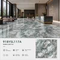 Azulejo de Porcelana con Aspecto de Mármol Brillante Moderno de Primera Calidad de 900x1800 mm |   Baldosas Antideslizantes y Antibacterianas de 10 mm de Grosor para Paredes y Pisos de Apartamentos