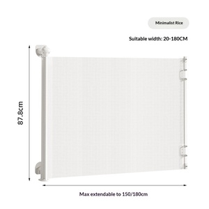 Nouvelle barrière d'isolation intérieure rétractable transfrontalière anti-chats et anti-chiens, sans perçage, réglable en hauteur - Product Image 5