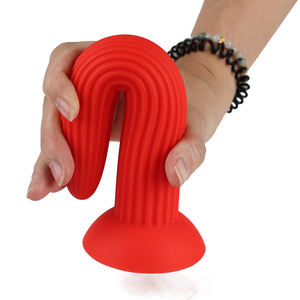 Sexe en gros ligne gode Plug adulte Silicone Simulation point G gode Plug avec ventouse insertion <span class=keywords><strong>de</strong></span> pénis pour homme femme - Product Image 6