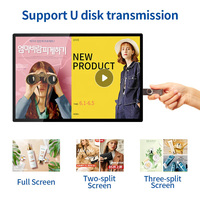 32 43 55 pulgadas tableta Android señalización Digital ultrafina 10mm bisel 1920*1080 IPS pantalla táctil capacitiva PUBLICIDAD MEDIOS DE VÍDEO