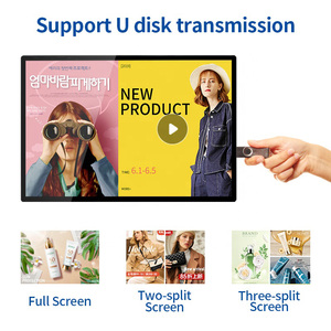 32 43 55 inch <span class=keywords><strong>Android</strong></span> Máy tính bảng kỹ thuật số biển siêu mỏng 10 mét bezel 1920*1080 IPS cảm ứng điện dung màn hình quảng cáo video phương tiện truyền thông - Product Image 5