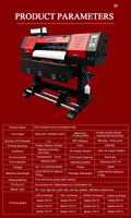 Impresora Plotter de 0.7m, 1.3m, 1.6m, 1.8m para Vinilo, Pancartas Digitales Flexibles de Gran Formato, Impresora Eco Solvente Xp600 I3200